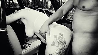 Antigamente sexo em fusca retro with interracial anal assfucking amateurs