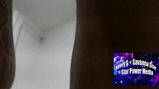 Jadynn's rough bareback relief with savvy g's monster cock.