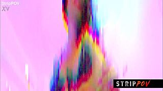 Strippov Hot Brunette Performs The Sexiest Striptease And Lapdance