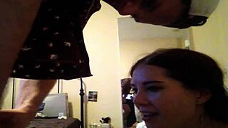 Stunning Sabrina Sinclair Gags on Deepthroat Blowjob