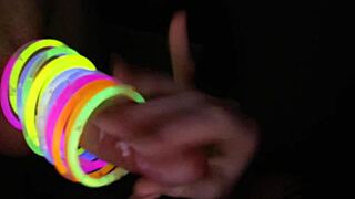 kendall karson jerks off with oiled handjob