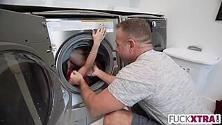 Small petite 18+ girl loses over big dick