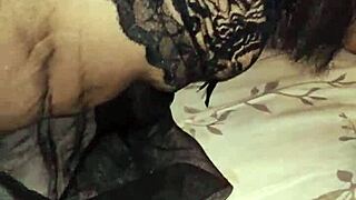 wife enjoys rough homemade anal sex