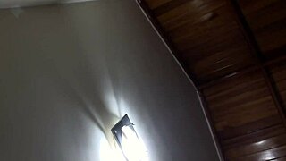 uncut colombian housewife gets sloppy deepthroat facial and swallows cum