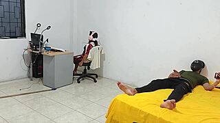 Step Sister Watches Me Masturbate In Front Of Her