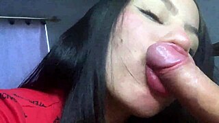 Colombian Teen's Mouth Hobby with Cock