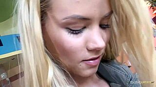 Sophia Lynn Fingers Herself In Fishnet Stockings, Getting Wet For Hardcore Penetration