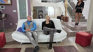 Reena Sky Cheats on Husband with Doggystyle Assfucking. Bent Over for Cumshot on Big Ass.