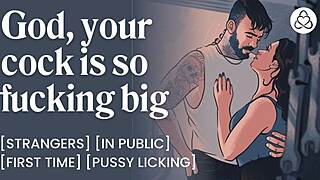 i encountered a biker guy with a big cock in public.