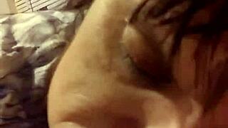 Mature BBW Sucks Young Black Cock In Interracial Encounter