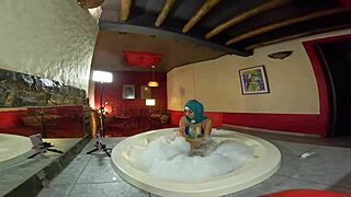 mia niqab enjoys a jacuzzi session with her partner