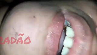 Mature BBW Gets Ass Worshiped and Licked in Lingerie