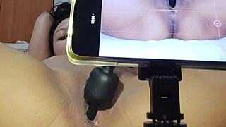 Excited Masturbation Squirting