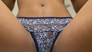 Tight horny female pussy masturbation