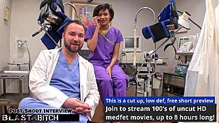 Student jackie banes gets busted blasted with cum by doctor tampa in hospital florida bitch fucking fetish