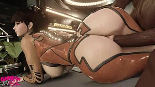 jigglebutt eve getting pounded hard