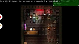 Robot sexual and cute friend bang outdoors in public. Wild sex unfolds in part 9.