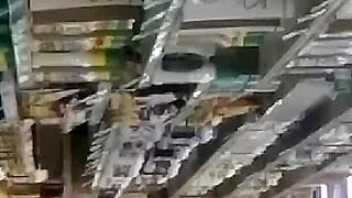 Hidden candid teen booty shots