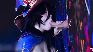 Astrologer Mona explores glory hole fetish