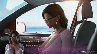 Oh no! Cheating married woman gets fucked by her bigdick student while husband is on the phone!