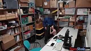 Pale Tiny 18+ Teen Suspect Punish Fucked by LP Officer