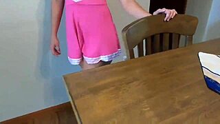 Cheerleading stepdaughter fucked hard by stepdaddy in cosplay