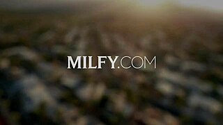 Milfy curvy milf devours bartenders bbc!