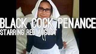 Pilgrim Woman Endures Black Cock Penance in 1600s Breeding