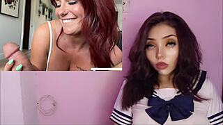 Horny Latina Milf with Big Tits Masturbates Before Fucking Stepson in POV Creampie at Home