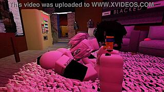 Getting fucked by horny fan~roblox