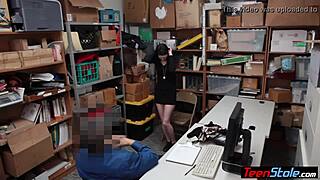 Pale Tiny 18+ Teen Suspect Punish Fucked by LP Officer