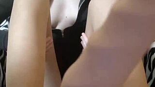 Mistress elza koms uses a big dildo on a curvy milf in a session.