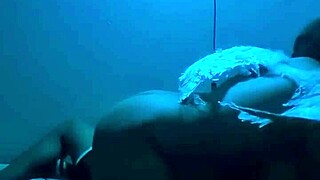 halloween devil and angel ride with big natural tits bouncing in homemade cowgirl action