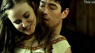 king in costume fucks the maid's pussy hard with creampie