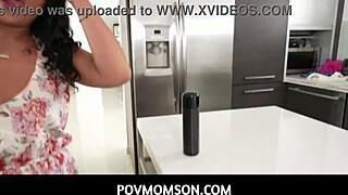 brianna bourbon, my hot milf stepmom, gave perfect blowjob