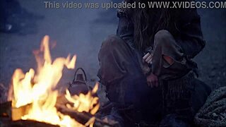 Fantasy Baremaidens Campire Cosplay in Public Show