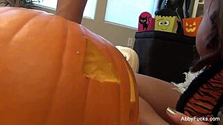 Abigail Mac's Halloween Solo Masturbation With Big Tits