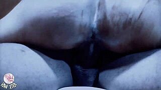 She screams, 'I'm squirting and moaning while he pounds me!'