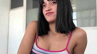 latina morbosa digna morales chats and rides hard in amateur cowgirl with big ass kissing