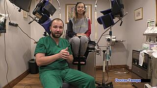 kalani luana gets tampa university entrance physical with orgasm