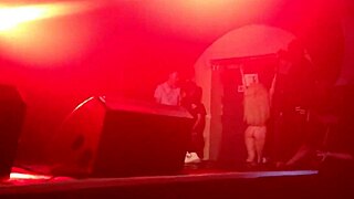 Lady Gaga strips in her show