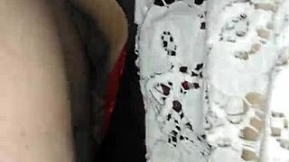 Ex girlfriend in stockings gets fucked by monster cock with friend