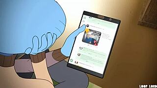 Nicole Watterson from the amazing world of Gumball in a hot gangbang scene