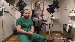 kalani luana gets tampa university entrance physical with orgasm