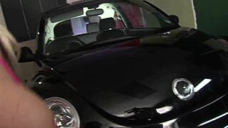 Cindy Behr gets fucked from behind in stockings