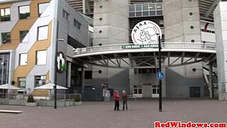 inked goth prostitute spoils amsterdam tourist