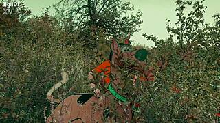 Velma Solves the Mystery in Costume with Scooby Doo Outdoors