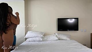 Brunette Wife Sucked by Boss Until Orgasm, Then Fucked by Monster Cock