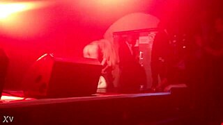 Lady Gaga strips in her show