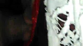 Ex girlfriend in stockings gets fucked by monster cock with friend